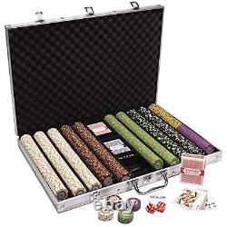 1,000 Ct The Mint Poker Set 13g Clay Composite Chips with Aluminum Case