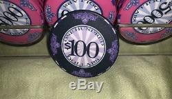 1,000 Scroll Poker Chips. USED ONCE. YES, ONCE