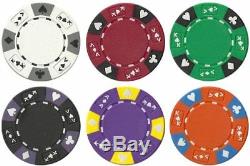 1,000ct. Ace King 14g Poker Chip Set in Aluminum Metal Carry Case