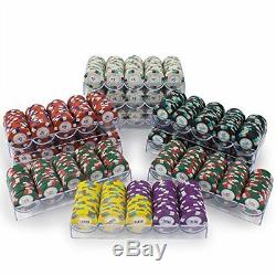 1,000ct. Poker Knights 13.5g Poker Chip Set in Acrylic Carry Case