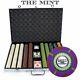 1,000ct. The Mint Clay Composite 13.5g Poker Chip Set in Aluminum Metal Case