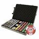 1,000ct. Tournament Pro 11.5g Poker Chip Set in Rolling Aluminum Carry Case