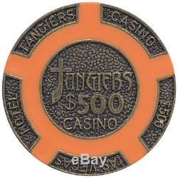(1) $500 Tangiers Casino Las Vegas BRASS CORE Poker Chip Great to add to a set