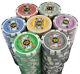 1000 11.5g Casino Type Real Poker Chips with Accessories 7 Denominations Chips
