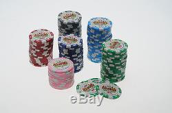 1000 11.5g POKER CHIPS SET Better than Clay LAS VEGAS CASINO Blackjack Craps