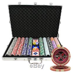 1000 14G ULTIMATE CASINO TABLE CLAY POKER CHIPS SET CUSTOM BUILD