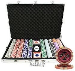 1000 14g Ultimate Casino Table Clay Poker Chips Set Custom Build