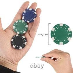 1000 Casino Poker Chips Set for Texas Holdem, Blackjack Card Games