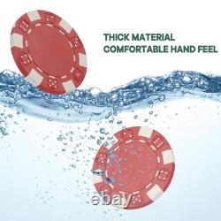 1000 Casino Poker Chips Set for Texas Holdem, Blackjack Card Games