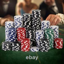 1000 Casino Poker Chips Set for Texas Holdem, Blackjack Card Games