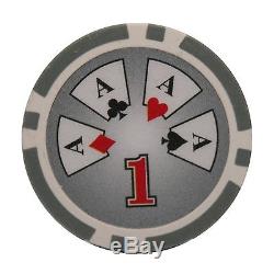 1000 Casino Table Hi Roller Poker Chips Set With Cards