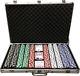 1000 Clay 11.5gr Desert Palace Poker ChipsSet With Case 5¢ $50,000 You CHOOSE
