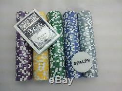 1000 Clay Composite Casino Poker Chip Chips Standard 11.5 gram FREE DECK CARDS