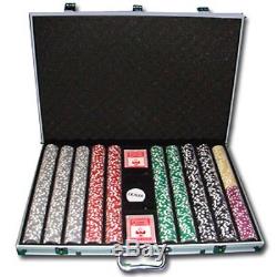 1000 Count Black Diamond 14 Gram Poker Chips Chip Set in Aluminum Case