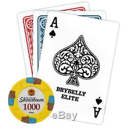 1000-Count Poker Chip Set withRolling Case, Cards, DiceSundownCasino Grade