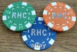 1000 Custom Monogrammed Poker Chips Printed on both sides