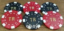 1000 Custom Monogrammed Poker Chips Printed on both sides