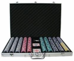 1000 Eclipse Poker Chips Set with Aluminum Case Pick Denominations