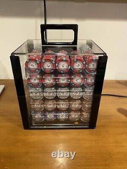 1000 Milano 10g Clay Poker Chips Set with Acrylic Case And Racks