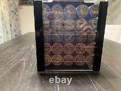 1000 Nevada Jack Ceramic Poker Chips Cash Game Set Acrylic Carry Case