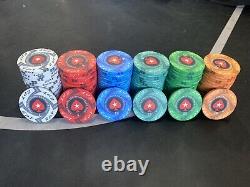 1000 POKERSTARS EPT Ceramic Poker Chips (build Your Set) Read Description