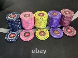 1000 POKERSTARS EPT Ceramic Poker Chips (build Your Set) Read Description