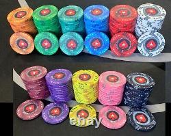 1000 POKERSTARS EPT Ceramic Poker Chips (build Your Set) Read Description