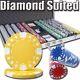 1000 Piece Diamond Suited 12.5 Gram Clay Poker Chip Set Aluminum Case (Custom)