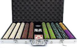 1000 Piece The Mint 13.5 Gram Clay Poker Chip Set with Aluminum Case (Custom)