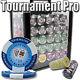 1000 Piece Tournament Pro 11.5 Gram Clay Poker Chip Set with Acrylic Case (Custom)