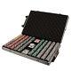 1000 Piece Ultimate 14 Gram Clay Poker Chip Set with Rolling Case (Custom) New