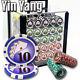 1000 Piece Yin Yang 13.5 Gram Clay Poker Chip Set with Acrylic Case (Custom) New