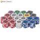 1000 Poker Chips Casino Set with6 Dices+3 Card Decks+Aluminum Case and Table Cloth