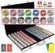 1000 Poker Chips Pro Tournament Poker Chipset with Case