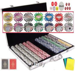 1000 Poker Chips Pro Tournament Poker Chipset with Case
