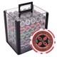 1000-piece Acrylic The Ultimate Poker Chip Set in Case 14g Clay Composite