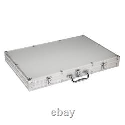 1000-piece Aluminum The Ultimate Poker Chip Set in Case 14g Clay Composite