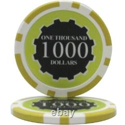1000pcs 14g Eclipse Poker Chips Set With Alum Case