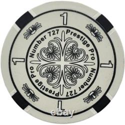 1000pcs 14g Prestige Pro Poker Chips Set With Deluxe Case