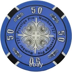 1000pcs 14g Prestige Pro Poker Chips Set With Deluxe Case