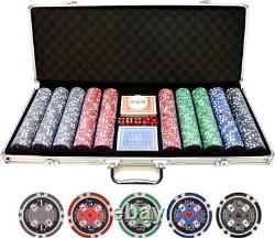 11.5g 500pc Casino Ace Poker Chips Set
