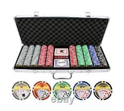 11.5g 500pc Royal Flush Poker Chips Set from Versa Games