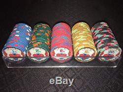 1160 Count Authentic Garden City San Jose Casino Paulson BCC Clay Poker Chip Set