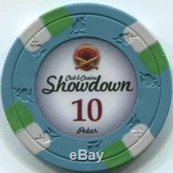 12 color set 13.5 gm Showdown Spade Sword mold clay poker chip sample set #234