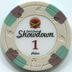 12 color set 13.5 gm Showdown Spade Sword mold clay poker chip sample set #234