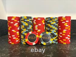 125 ESPN Tilt Clay Poker Chips Made by BCC