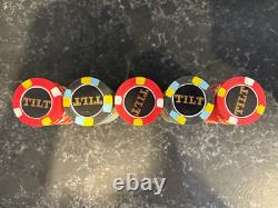 125 ESPN Tilt Clay Poker Chips Made by BCC