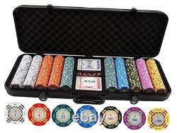 13.5 Gram Poker Chips Clay Poker Chips Set 500 Piece Crown Casino Poker