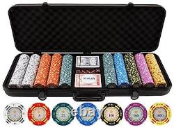 13.5 Gram Poker Chips Clay Poker Chips Set 500 Piece Crown Casino Poker