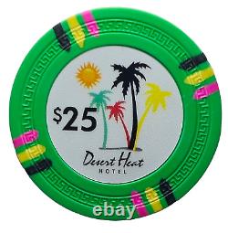 13.5g Clay Desert Heat Poker Chips 500pc